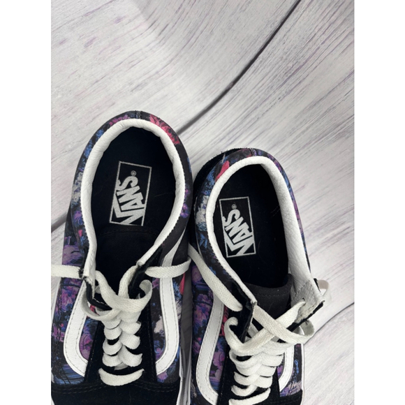 Women's Vans Old Skool Sneakers size 8 Purple floral - Picture 5 of 8